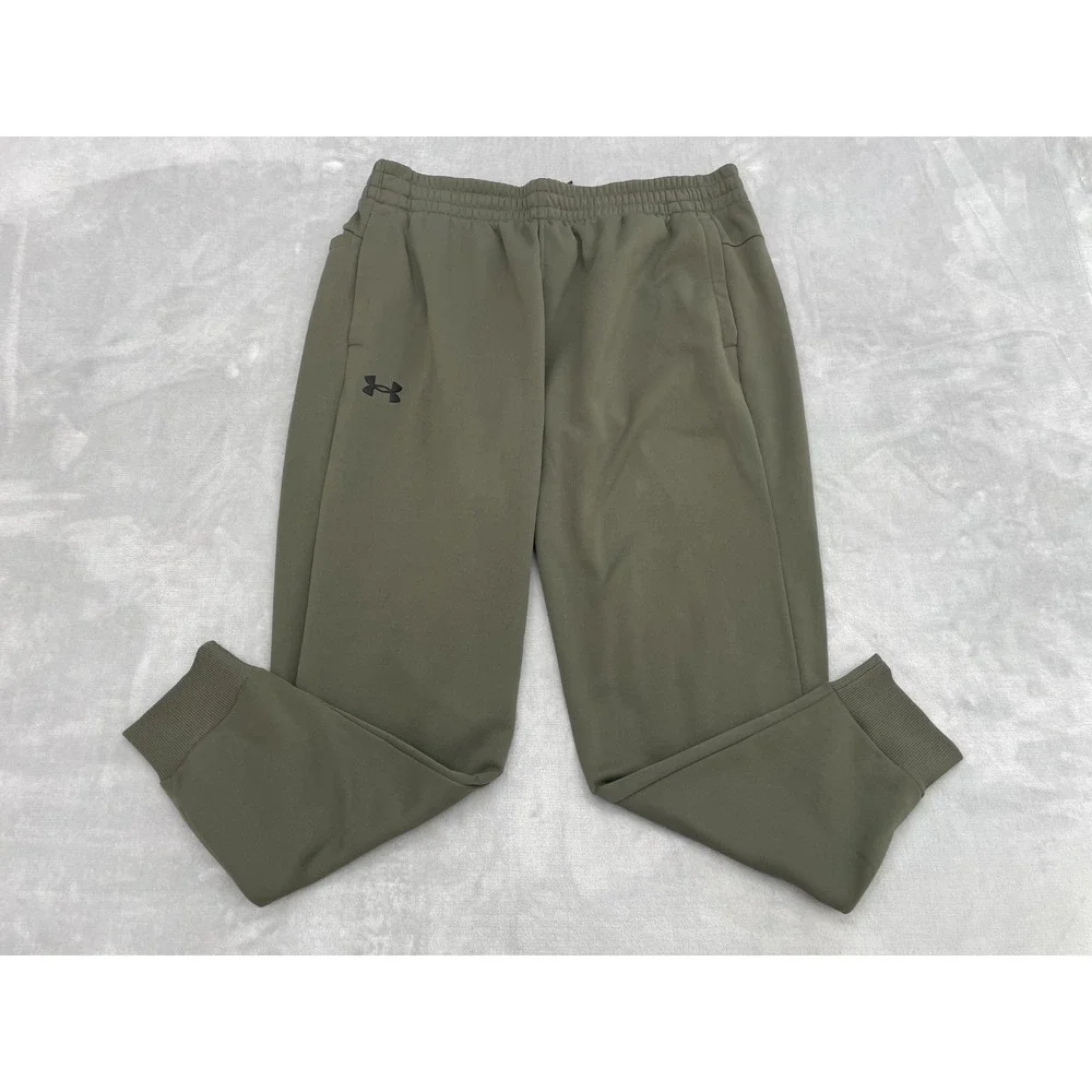 Under Armour Joggers Men's XXL Green Fleece Athletic Sweatpants